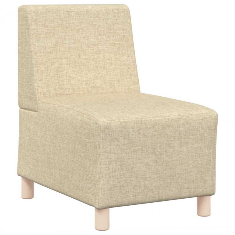 Modułowa sofa bez podłokietników 2 pcs Kremowy 55 x 74 x 82 cm