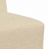 Modułowa sofa bez podłokietników 2 pcs Kremowy 55 x 74 x 82 cm