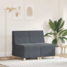 Modułowa sofa bez podłokietników 2 pcs Ciemnoszary