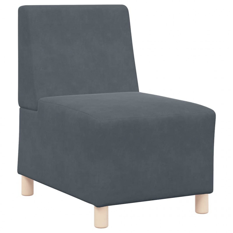 Modułowa sofa bez podłokietników 2 pcs Ciemnoszary