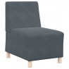 Modułowa sofa bez podłokietników 2 pcs Ciemnoszary