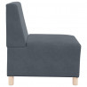 Modułowa sofa bez podłokietników 2 pcs Ciemnoszary