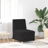 Modułowa sofa bez podłokietników 2 pcs Czarny 55 x 74 x 82 cm