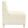 Modułowa sofa bez podłokietników 2 pcs Kremowy 55 x 74 x 82 cm
