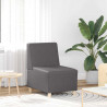 Modułowa sofa bez podłokietników 2 pcs Szary 55 x 74 x 82 cm