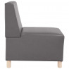 Modułowa sofa bez podłokietników 2 pcs Szary 55 x 74 x 82 cm