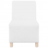 Modułowa sofa bez podłokietników 2 pcs Biały 55 x 74 x 82 cm