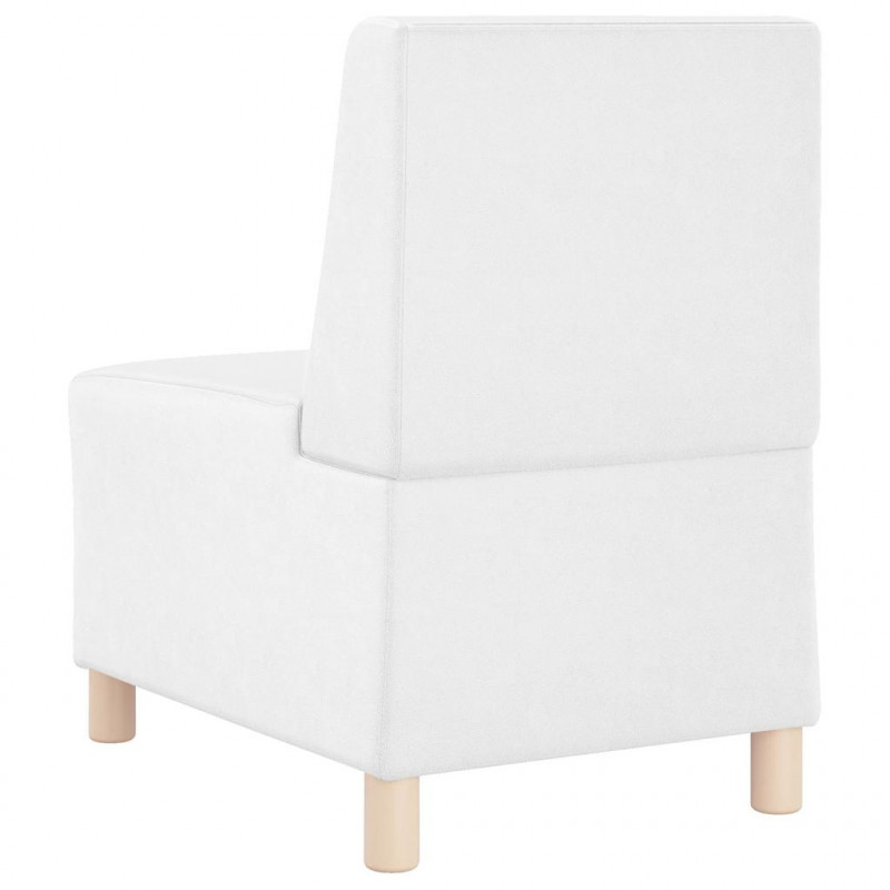 Modułowa sofa bez podłokietników 2 pcs Biały 55 x 74 x 82 cm