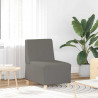 Modułowa sofa bez podłokietników 2 pcs Jasnoszary