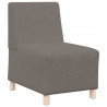 Modułowa sofa bez podłokietników 2 pcs Jasnoszary