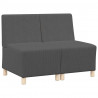 Modułowa sofa bez podłokietników 2 pcs Ciemnoszary