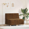 Modułowa sofa bez podłokietników 2 pcs Brązowy 55 x 74 x 82 cm