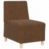 Modułowa sofa bez podłokietników 2 pcs Brązowy 55 x 74 x 82 cm
