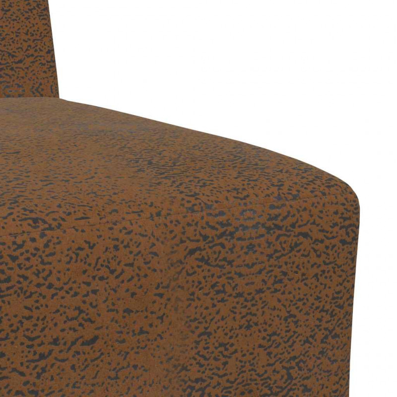 Modułowa sofa bez podłokietników 2 pcs Brązowy 55 x 74 x 82 cm