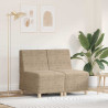 Modułowa sofa bez podłokietników 2 pcs Jasnoszary