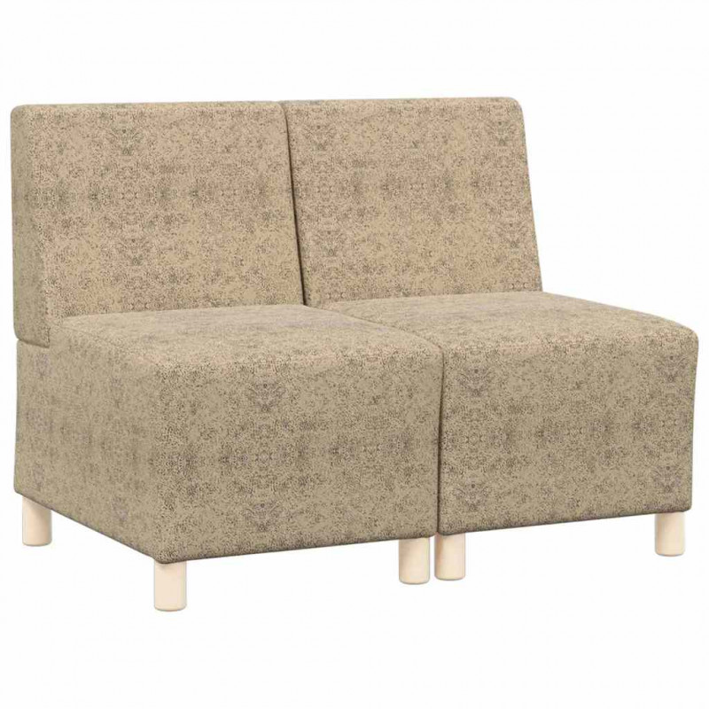 Modułowa sofa bez podłokietników 2 pcs Jasnoszary