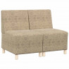Modułowa sofa bez podłokietników 2 pcs Jasnoszary