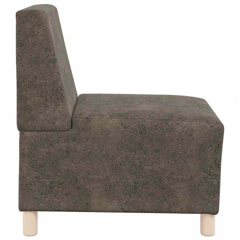 Modułowa sofa bez podłokietników 2 pcs Ciemnoszary