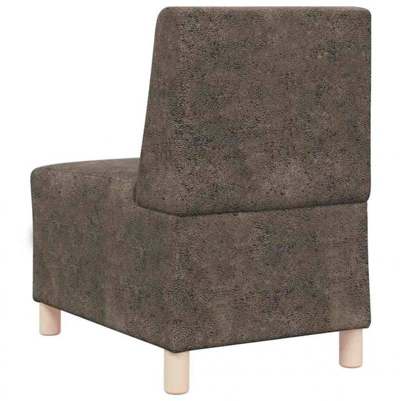 Modułowa sofa bez podłokietników 2 pcs Ciemnoszary