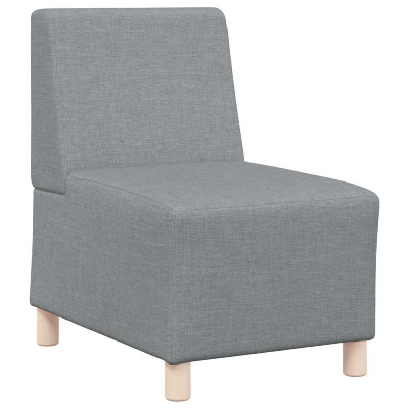 Modułowa sofa bez podłokietników 3 pcs Jasnoszary