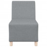 Modułowa sofa bez podłokietników 3 pcs Jasnoszary