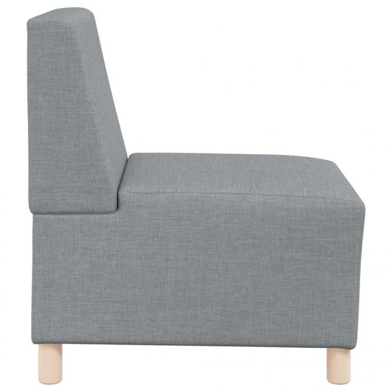 Modułowa sofa bez podłokietników 3 pcs Jasnoszary
