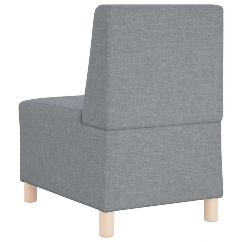 Modułowa sofa bez podłokietników 3 pcs Jasnoszary