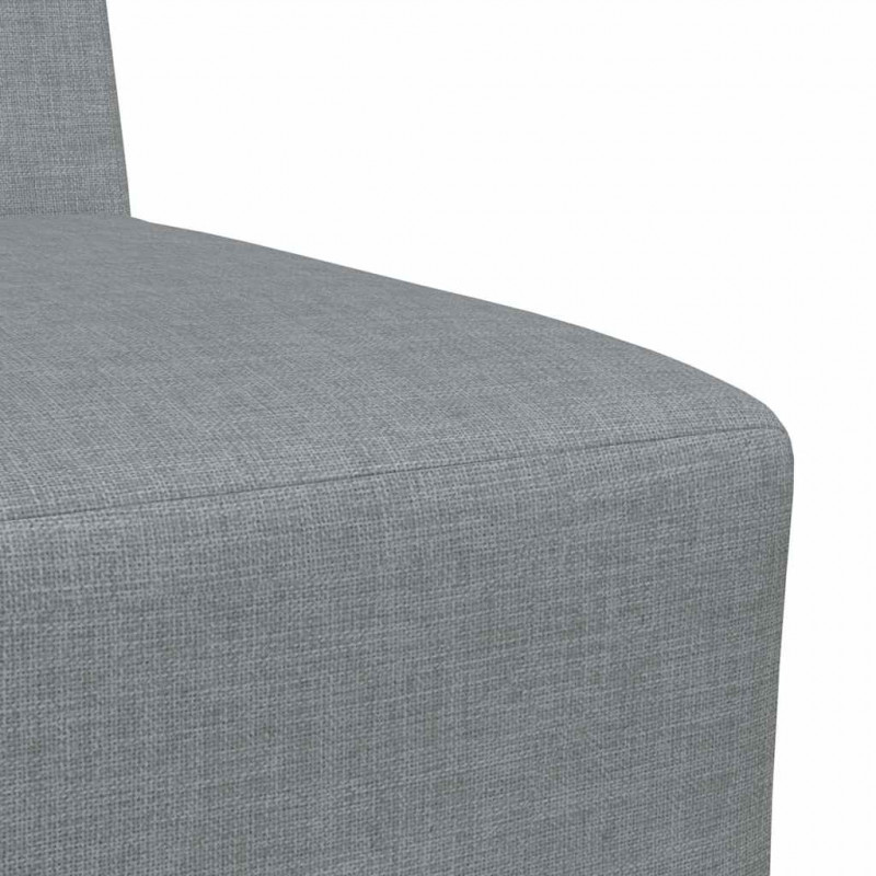 Modułowa sofa bez podłokietników 3 pcs Jasnoszary