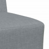 Modułowa sofa bez podłokietników 3 pcs Jasnoszary