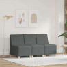 Modułowa sofa bez podłokietników 3 pcs Ciemnoszary