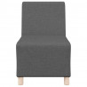Modułowa sofa bez podłokietników 3 pcs Ciemnoszary