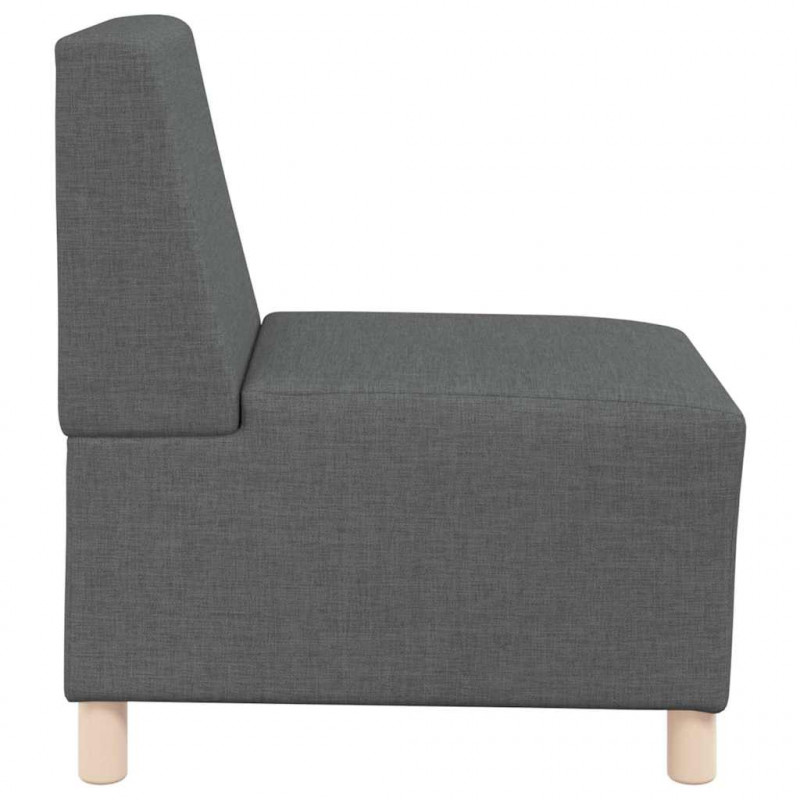 Modułowa sofa bez podłokietników 3 pcs Ciemnoszary
