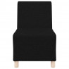 Modułowa sofa bez podłokietników 3 pcs Czarny 55 x 74 x 82 cm