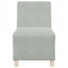 Modułowa sofa bez podłokietników 3 pcs Jasnoszary