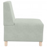 Modułowa sofa bez podłokietników 3 pcs Jasnoszary