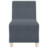 Modułowa sofa bez podłokietników 3 pcs Ciemnoszary