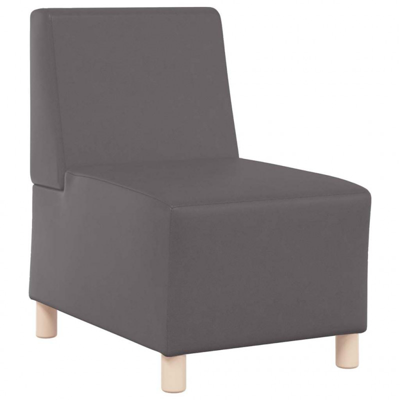 Modułowa sofa bez podłokietników 3 pcs Szary 55 x 74 x 82 cm