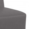 Modułowa sofa bez podłokietników 3 pcs Szary 55 x 74 x 82 cm