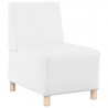 Modułowa sofa bez podłokietników 3 pcs Biały 55 x 74 x 82 cm