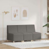Modułowa sofa bez podłokietników 3 pcs Jasnoszary