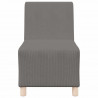 Modułowa sofa bez podłokietników 3 pcs Jasnoszary