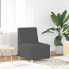 Modułowa sofa bez podłokietników 3 pcs Ciemnoszary
