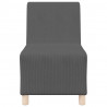 Modułowa sofa bez podłokietników 3 pcs Ciemnoszary