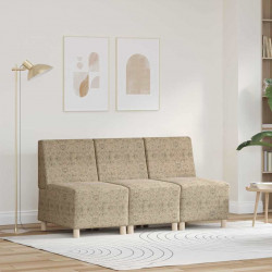 Modułowa sofa bez podłokietników 3 pcs Jasnoszary