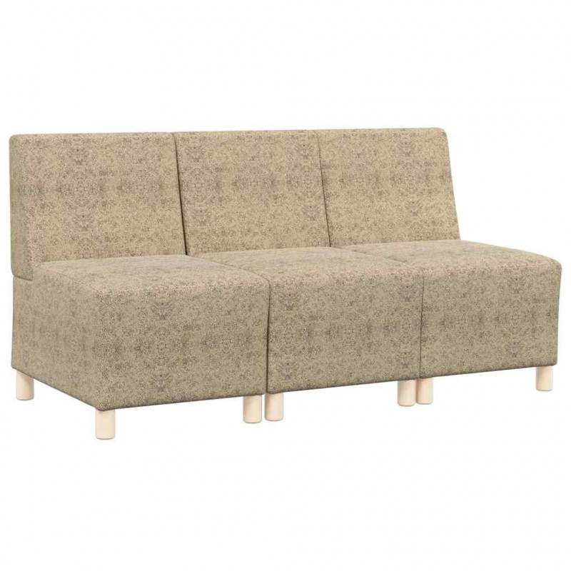 Modułowa sofa bez podłokietników 3 pcs Jasnoszary