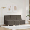 Modułowa sofa bez podłokietników 3 pcs Ciemnoszary