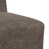Modułowa sofa bez podłokietników 3 pcs Ciemnoszary