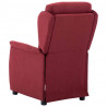 Fotel z funkcją relaksu Czerwone wino 66,5 x 94 x 101,5 cm