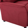Fotel z funkcją relaksu Czerwone wino 66,5 x 94 x 101,5 cm