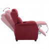 Fotel z funkcją relaksu Czerwone wino 66,5 x 94 x 101,5 cm